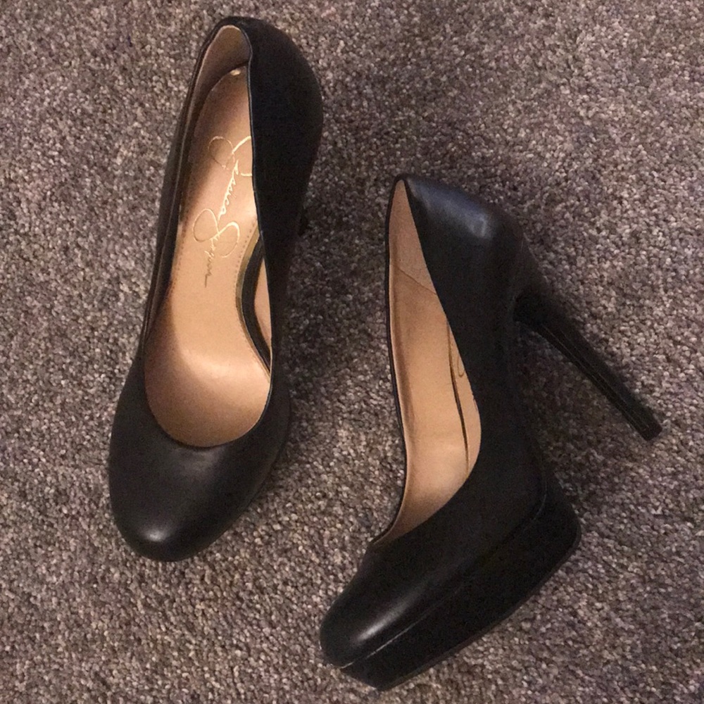Black stilettos